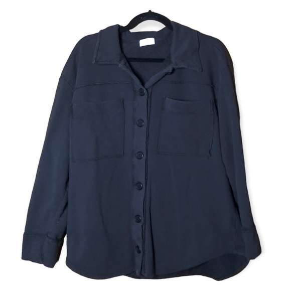 Anthropologie T. la Black Eamon Shacket - Picture 4 of 8